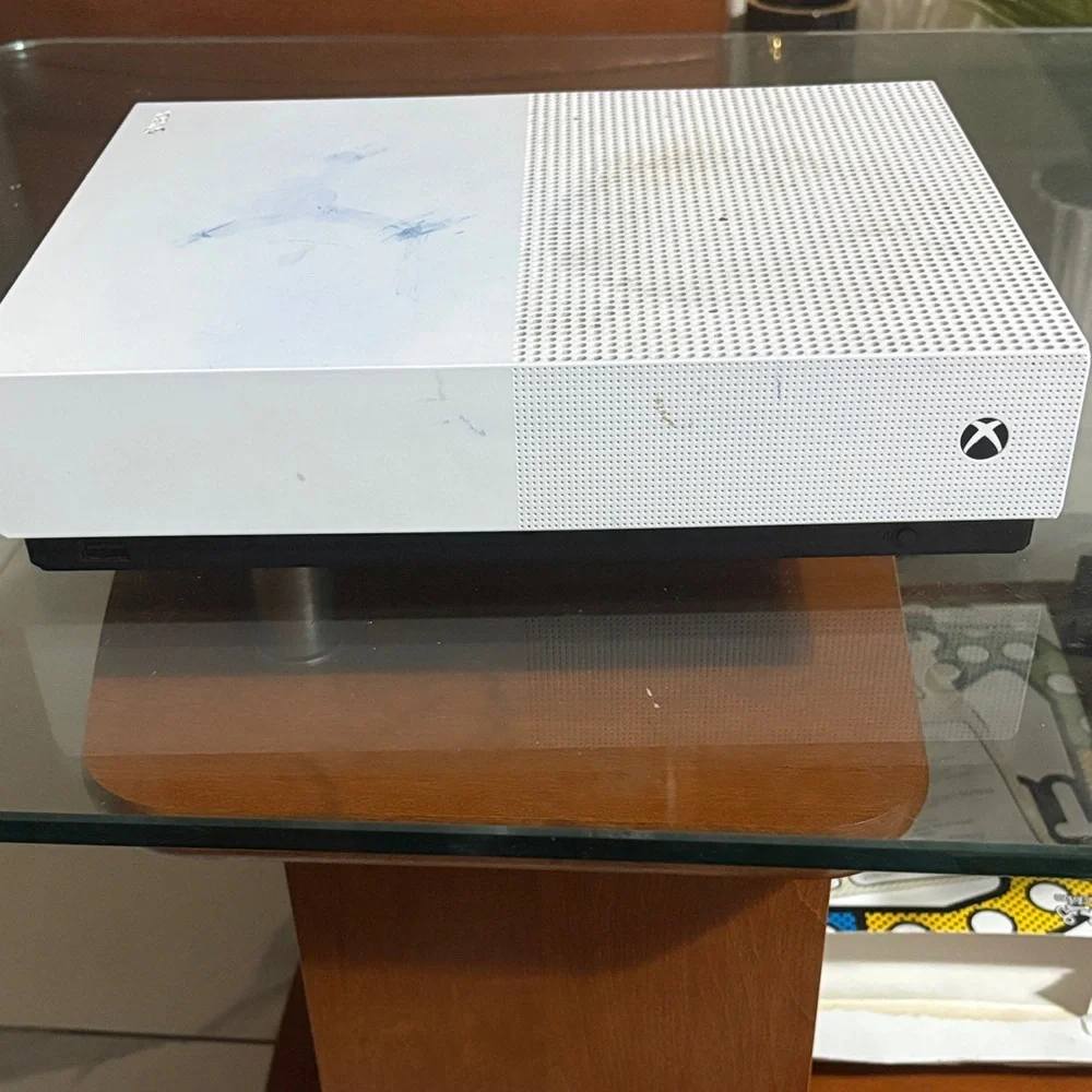 White Gaming Console